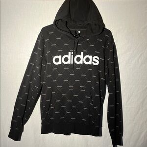 Adidas Spellout Pullover Hooded Sweatshirt